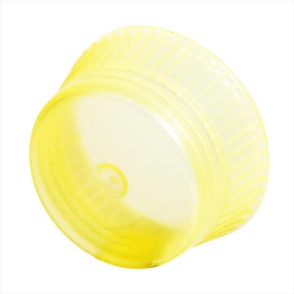Bio Plas 6730 Uni-Flex Safety Caps 16mm Blood Collecting & Culture Tubes 1000 pk - Yellow 6730 - main